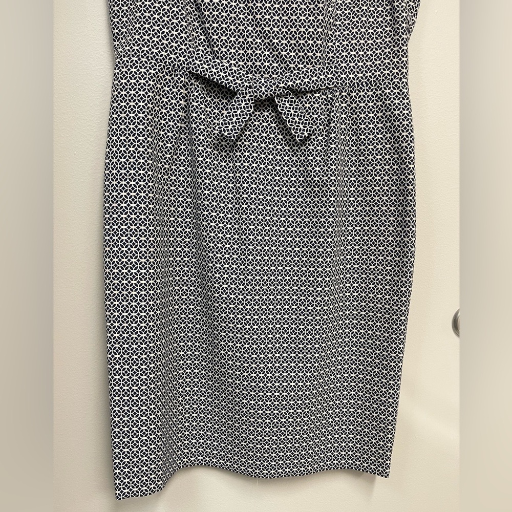 NWT Talbots Bow-Front Patterned Dress - Picture 4 of 15